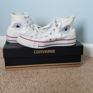 White high top Converse
